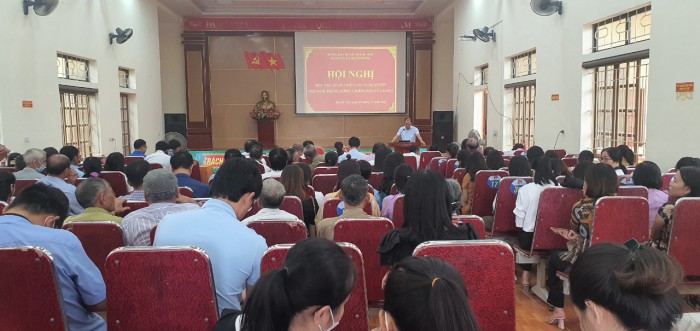 Quỳnh Lộc: Tổ chức Hội nghị học tập, quán triệt và triển khai thực hiện các Nghị quyết Hội nghị Trung ương 5 (Khóa XIII) của Đảng và học tập Bài báo "Dân vận" của Chủ tịch Hồ Chí Minh
