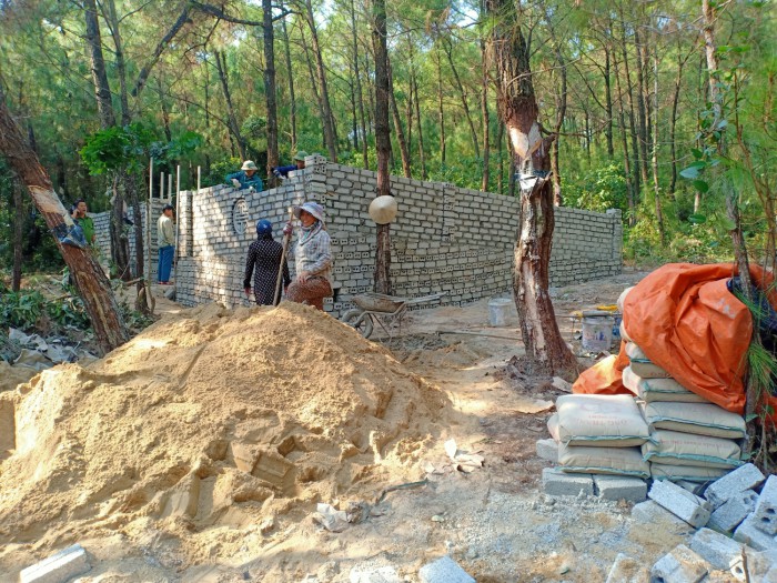 Quỳnh Lộc: Tháo dỡ công trình xây dựng trái phép