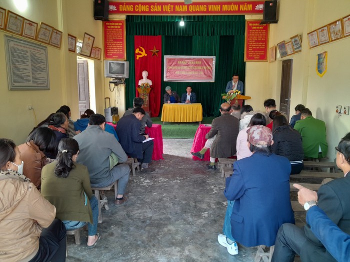 Quỳnh Lộc: Tiếp xúc cử tri với Đại biểu HĐND xã khóa XX, trước kỳ họp thứ 6