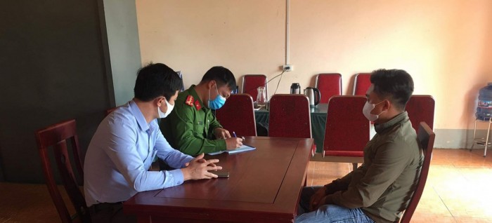 Quỳnh Lộc: Xử lý công dân cố tình không đeo khẩu trang