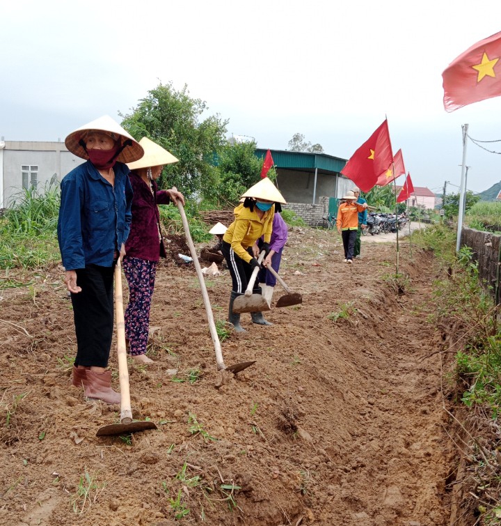 Quỳnh Lộc: Toàn dân ra quân làm giao thông thủy lợi, vệ sinh môi trường, chỉnh trang đô thị năm 2022