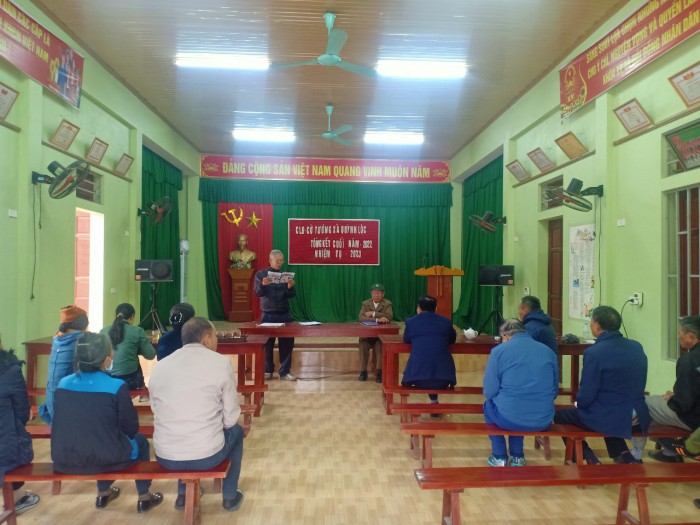 Câu lạc bộ Cờ tướng xã Quỳnh Lộc tổng kết hoạt động năm 2022, triển khai hoạt động năm 2023