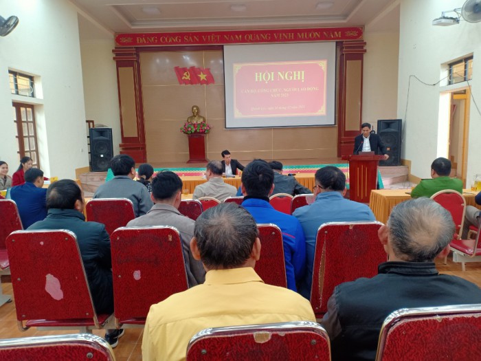 Quỳnh Lộc: Tổ chức Hội nghị cán bộ, công chức, người lao động năm 2023