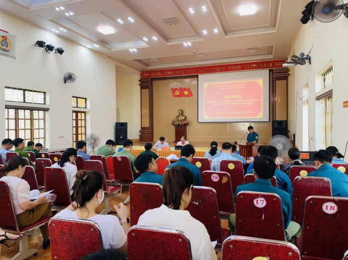Quỳnh Lộc: Tổ chức hội nghị quán triệt, giao nhiệm vụ diễn tập chiến đấu của xã trong khu vực phòng thủ năm 2023