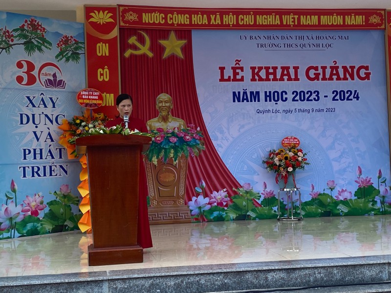 Quỳnh Lộc: Tưng bừng Ngày hội khai giảng năm học mới 2023-2024