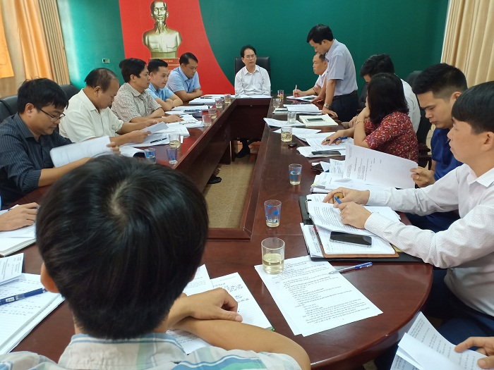 Đoàn công tác Sở Tài nguyên và Môi trường tỉnh Nghệ An làm việc tại xã Quỳnh Lộc