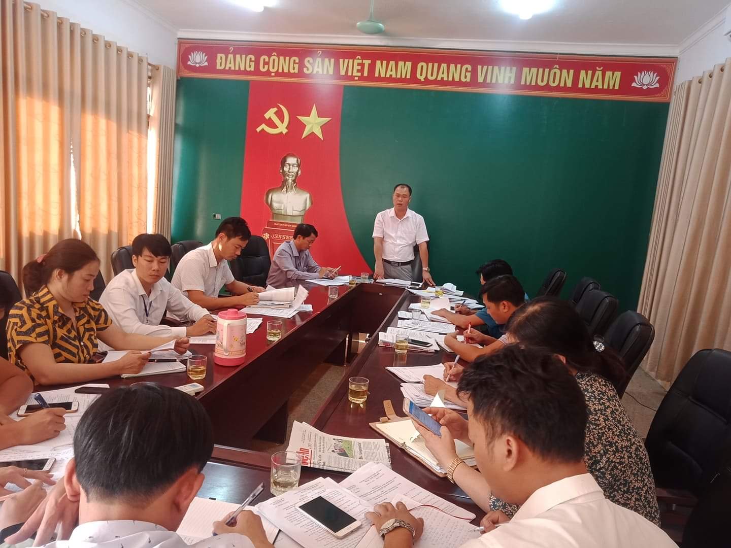 Quỳnh Lộc: Họp Ban chấp hành Đảng bộ thường kỳ