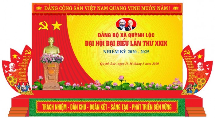 Đại hội đại biểu Đảng bộ xã Quỳnh Lộc lần thứ XXIX, nhiệm kỳ 2020-2025