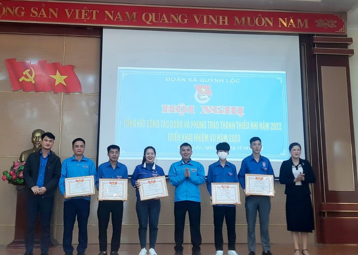 Đoàn Thanh niên xã Quỳnh Lộc: Những kết quả nổi bật trong Công tác Đoàn và phong trào Thanh thiếu nhi năm 2022