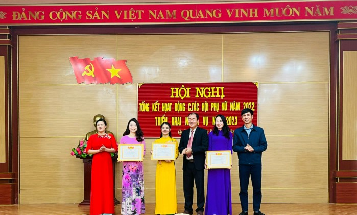 Hội LHPN xã Quỳnh Lộc: Tổng kết công tác Hội và phong trào phụ nữ năm 2022 và triển khai nhiệm vụ năm 2023